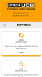 Mobile Screenshot of liftechequipmentjcb.com