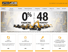 Tablet Screenshot of liftechequipmentjcb.com